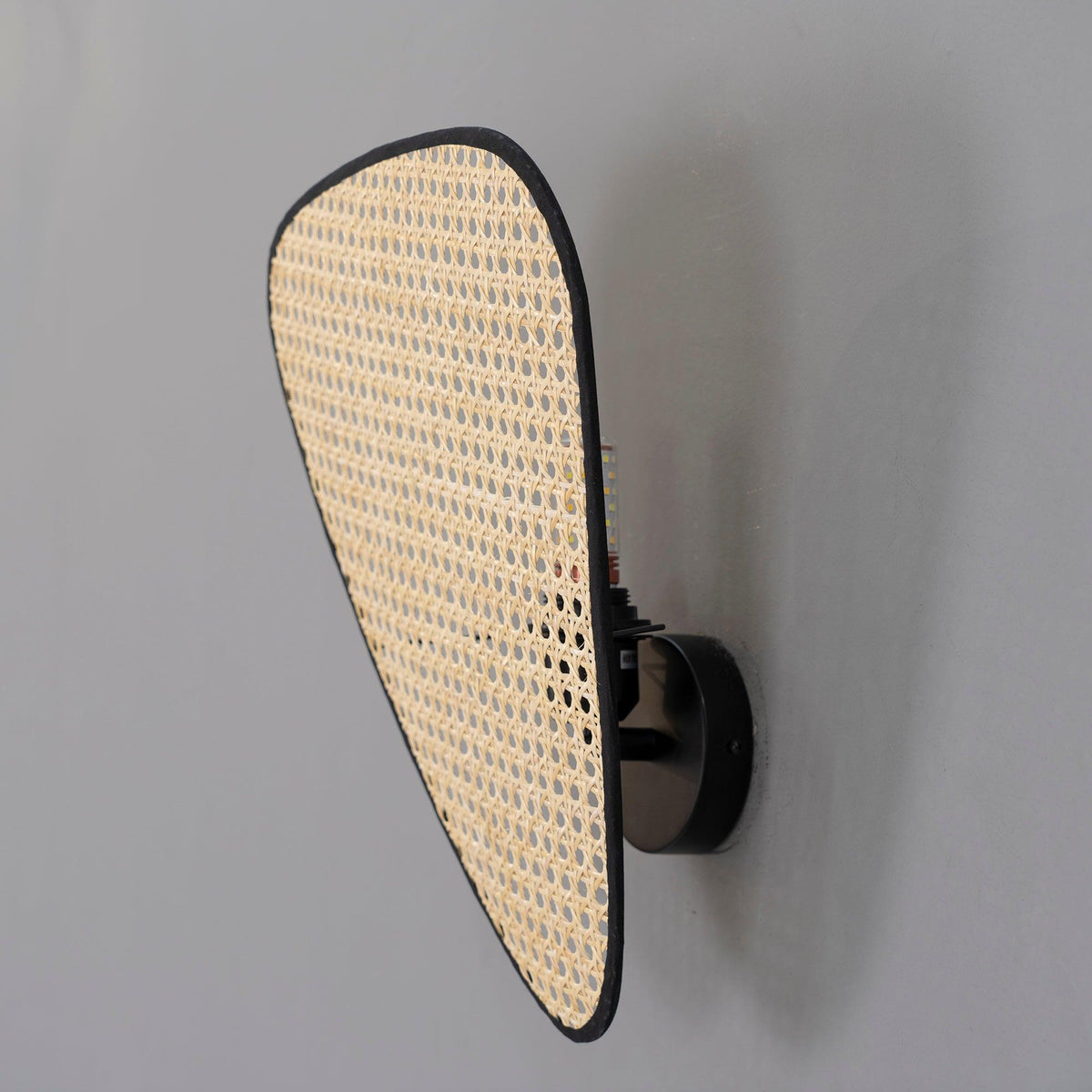 Caneira Art Natural Cannage Bamboo Sconce Wall lamp