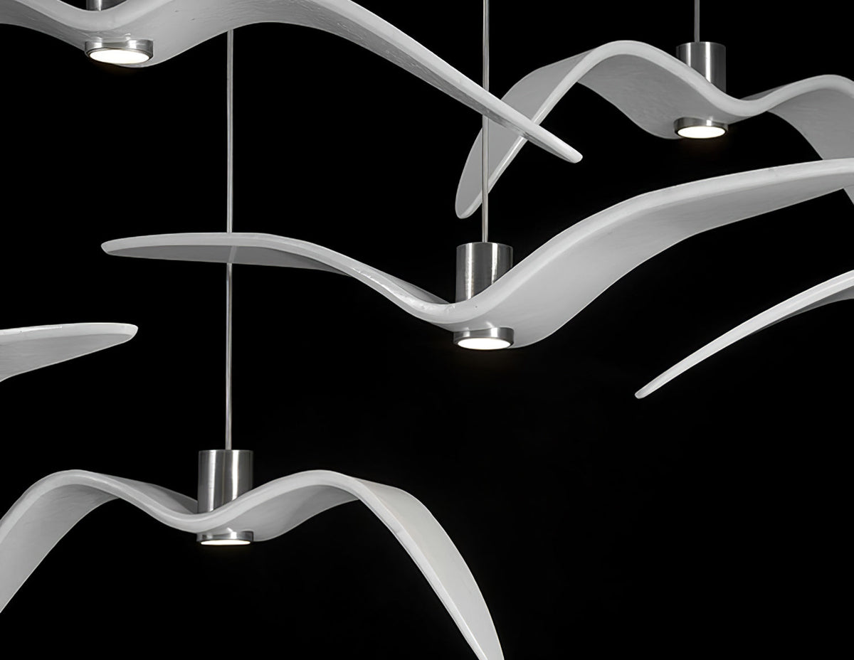 Ivoren Pendant Lamp Bird Wings for Living Room