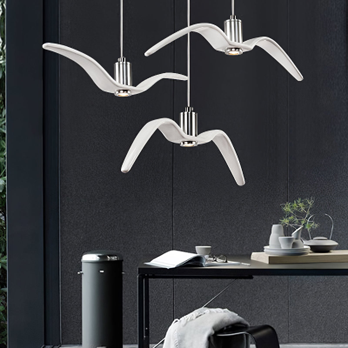 Ivoren Pendant Lamp Bird Wings for Living Room