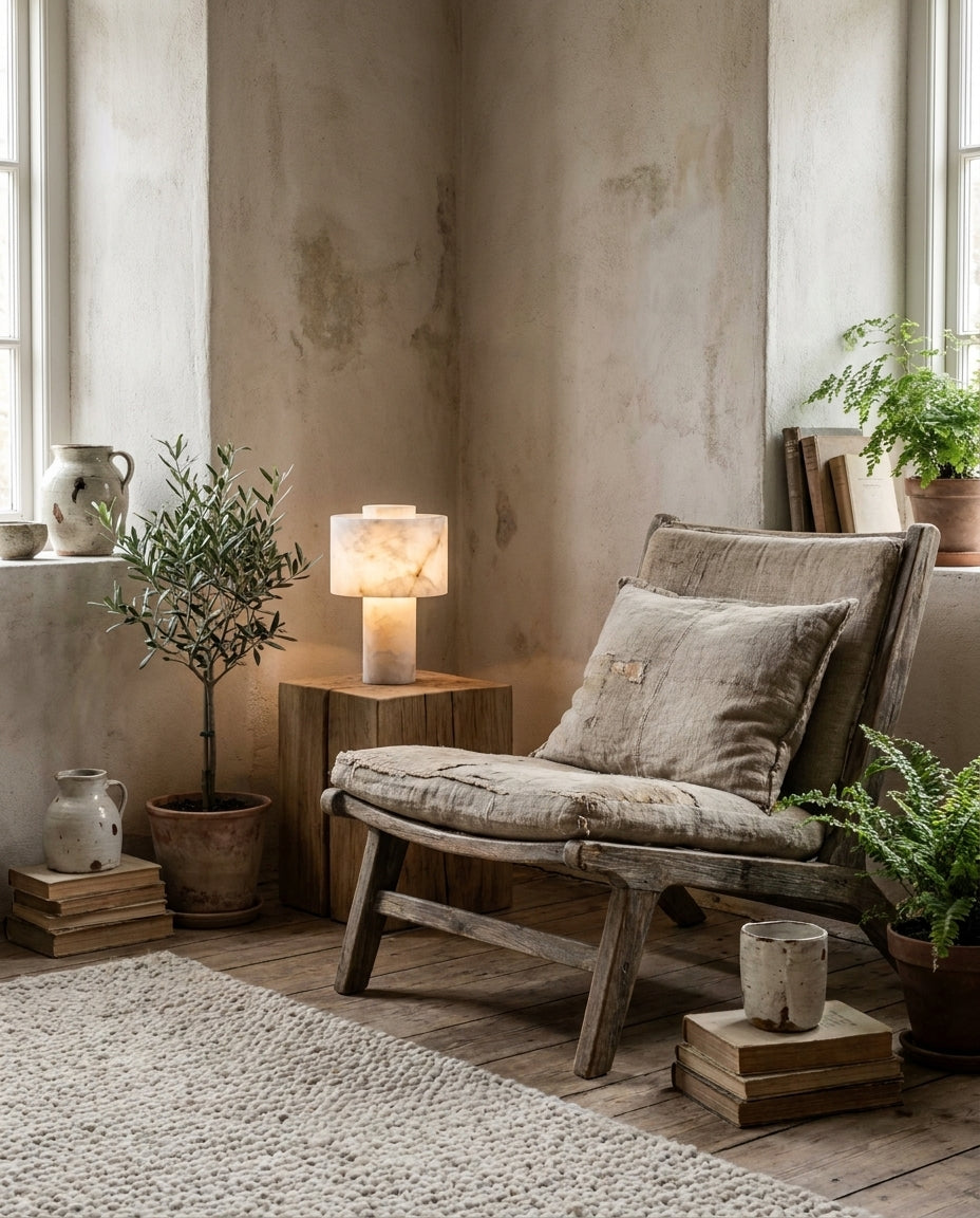 Navencrest Alabaster Table Lamp