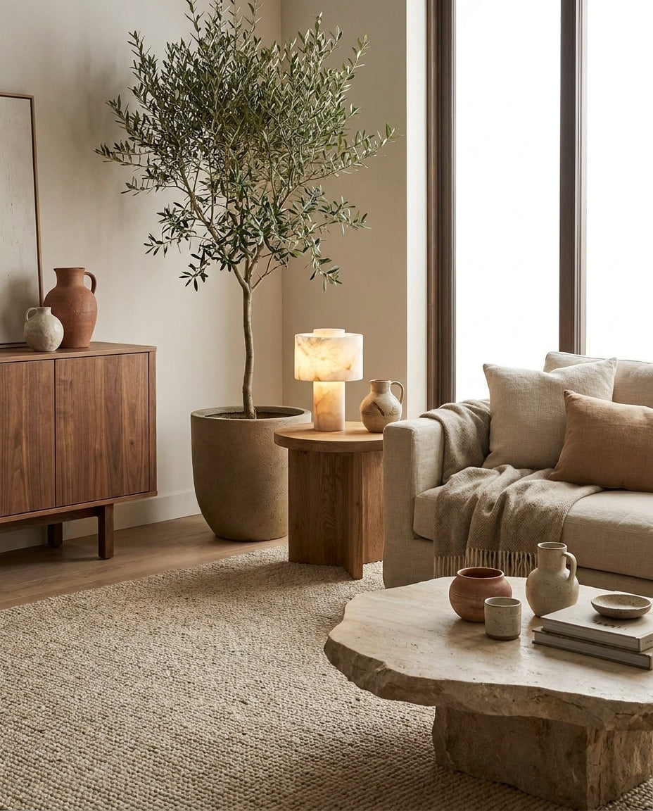 Navencrest Alabaster Table Lamp