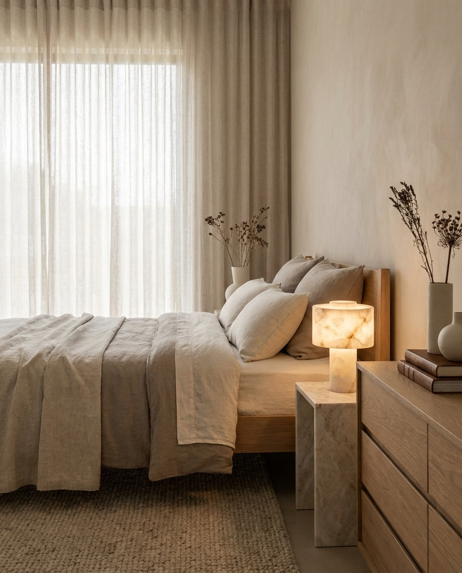 Navencrest Alabaster Table Lamp