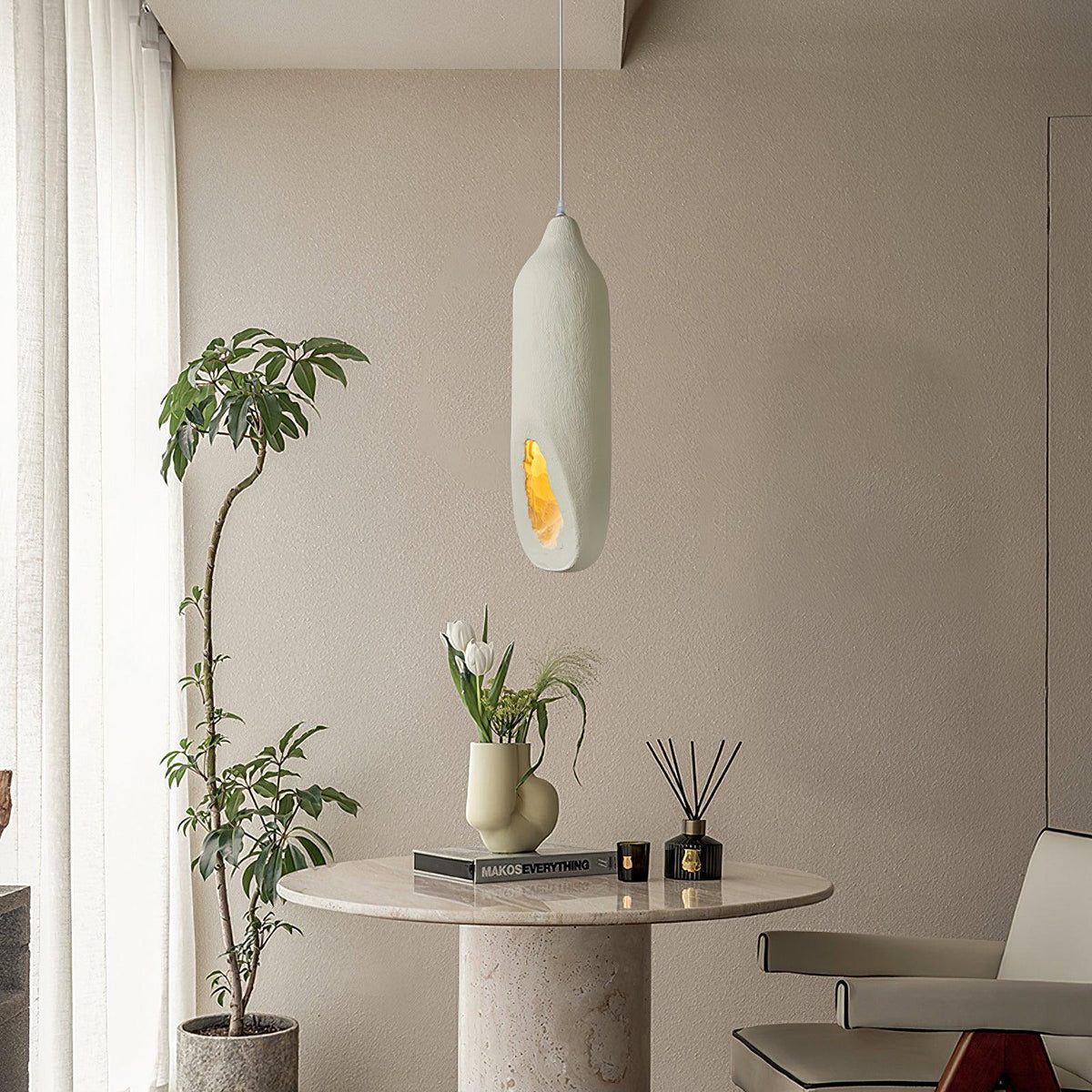 Anorion Modern Minimalist Nordic Plastic Pendant Light