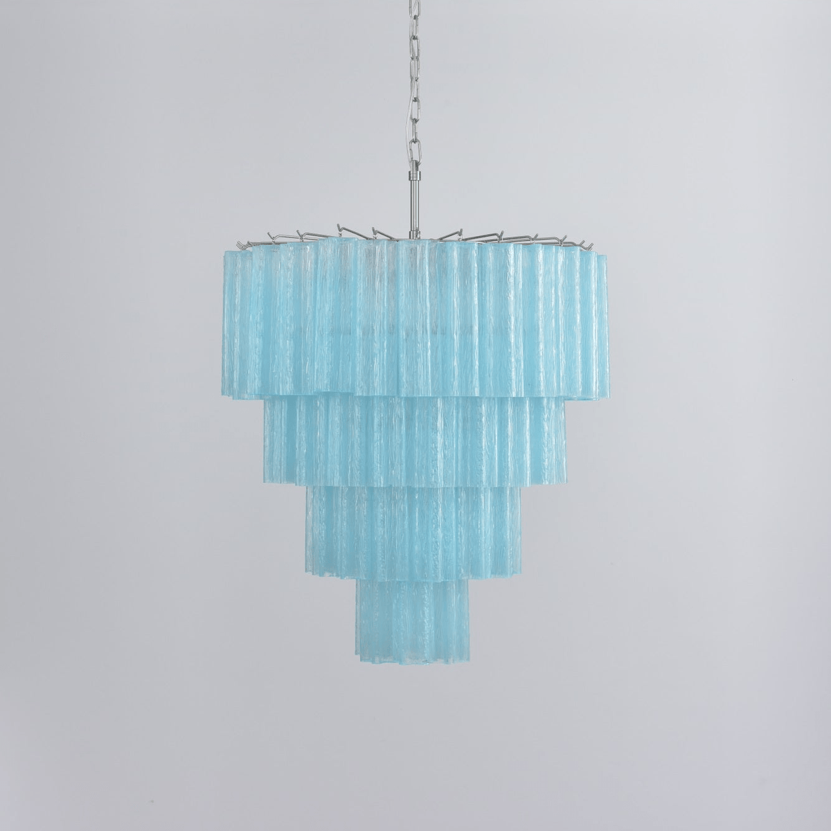 Velanora Chandelier Cascade Layered Glass Elegant Vintage