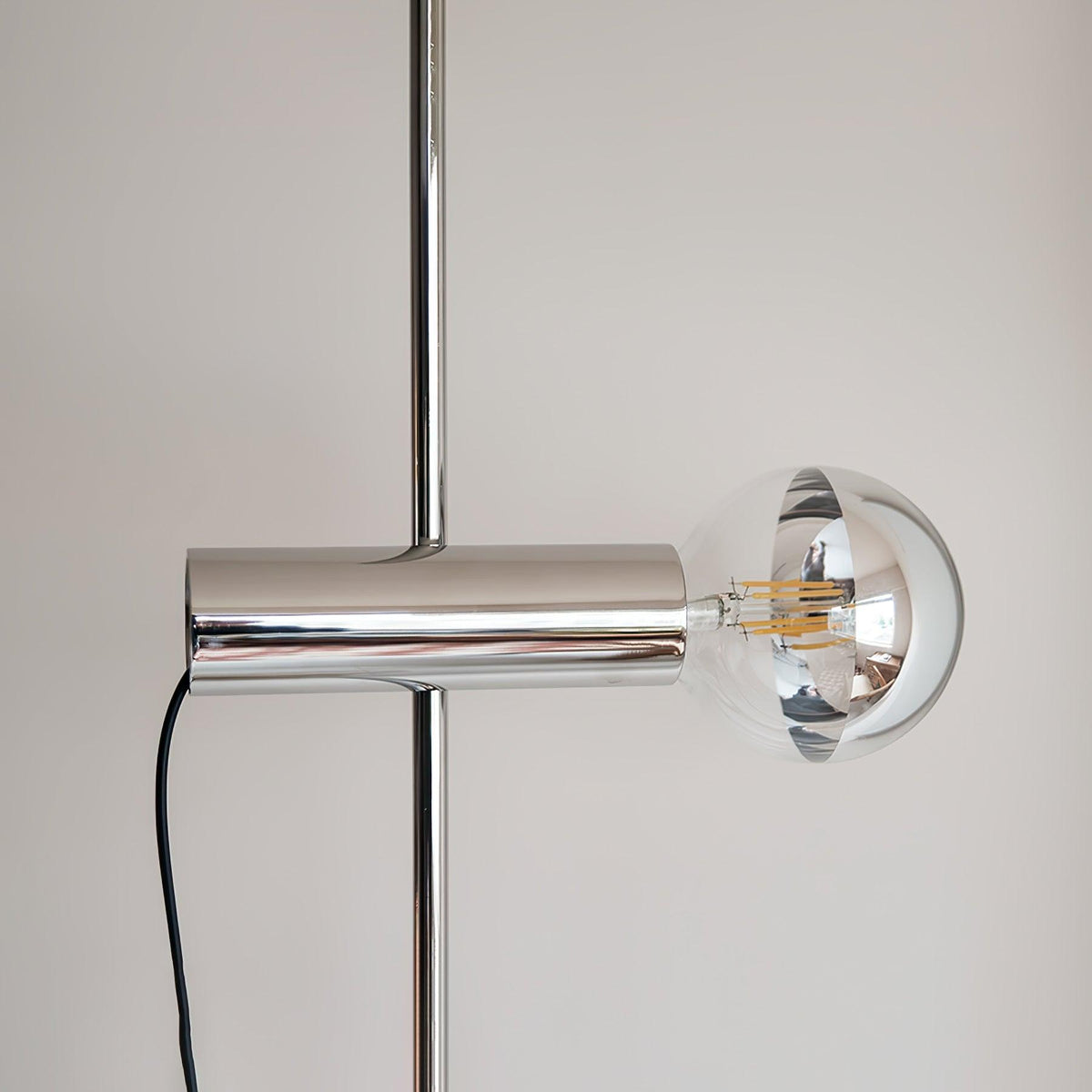 Orbital Industrial Marble Floor Lamp
