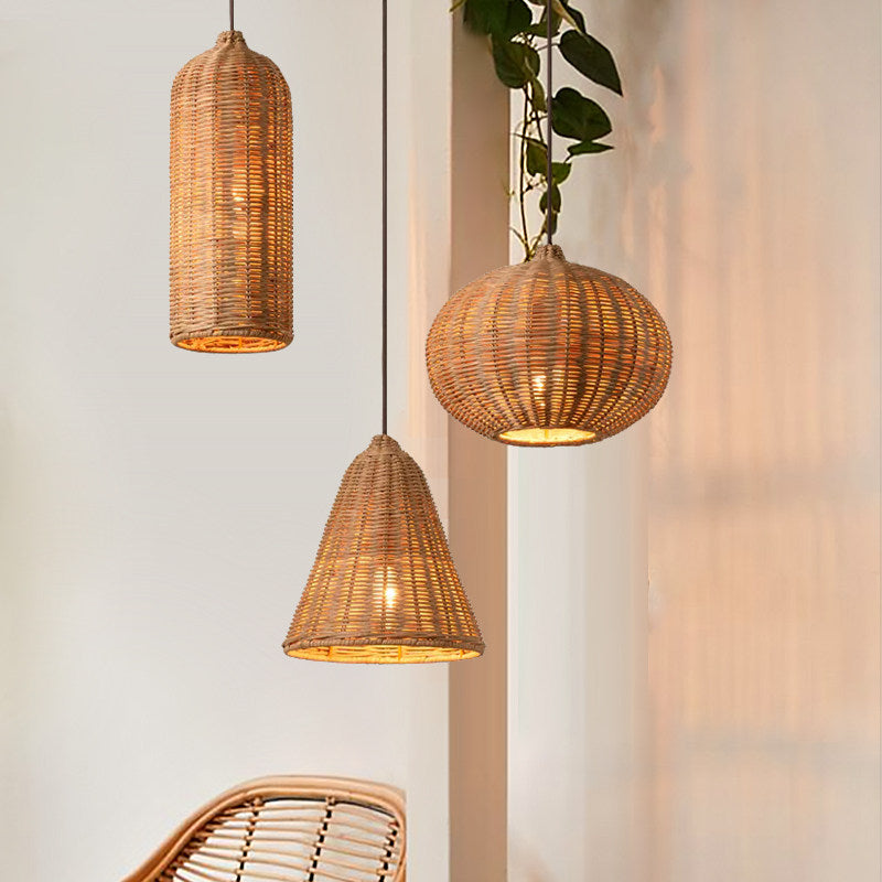 Marleigh Woven Rattan Pendant Lamp
