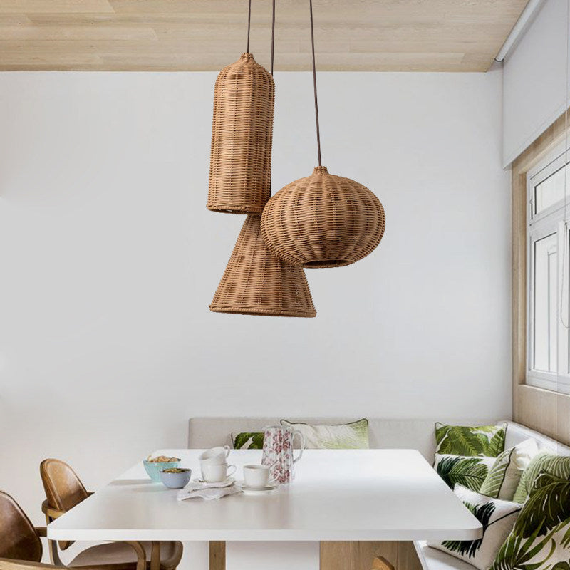 Marleigh Woven Rattan Pendant Lamp