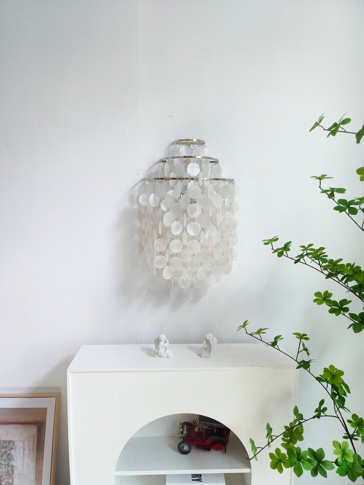 Shell Postmodern Luxury Cascading Wall Light