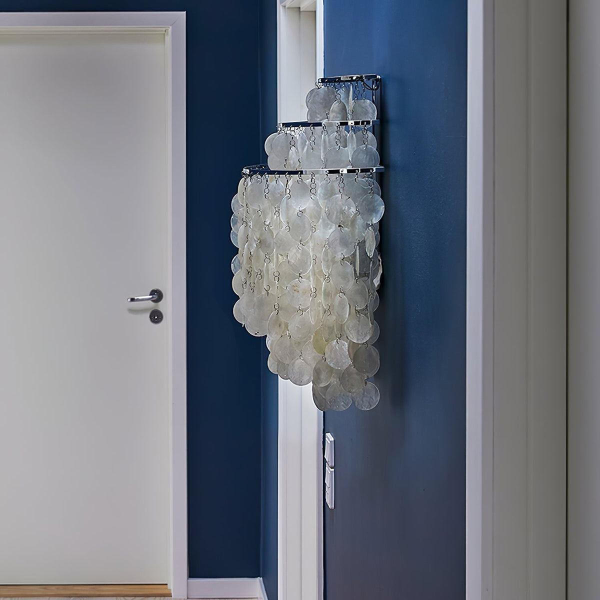 Shell Postmodern Luxury Cascading Wall Light