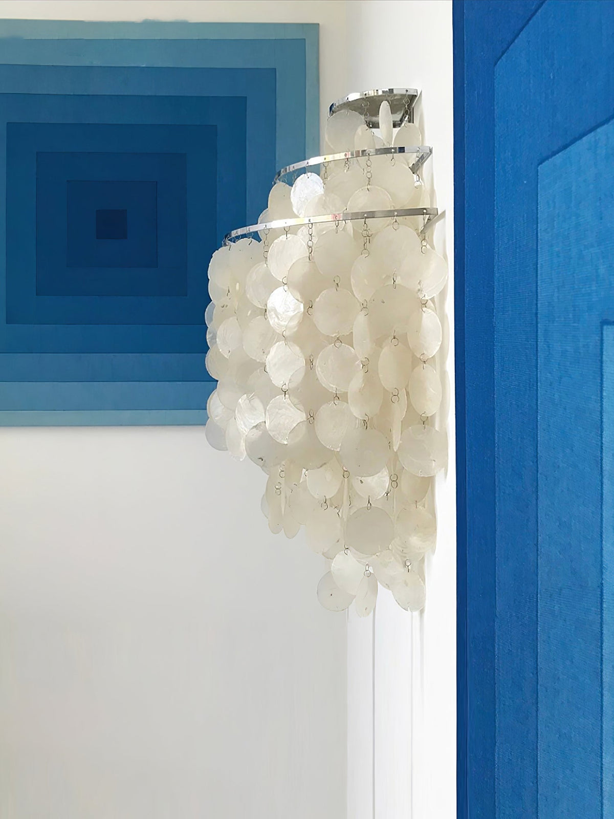 Shell Postmodern Luxury Cascading Wall Light