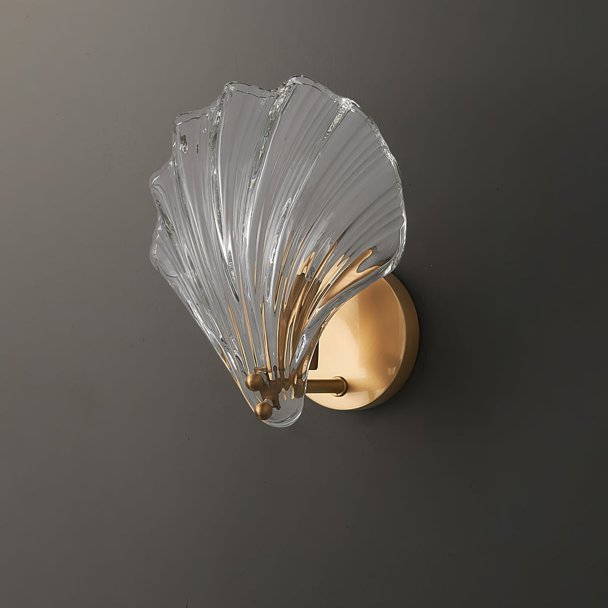 Neo Premium Elegance Brass Glass Wall Light