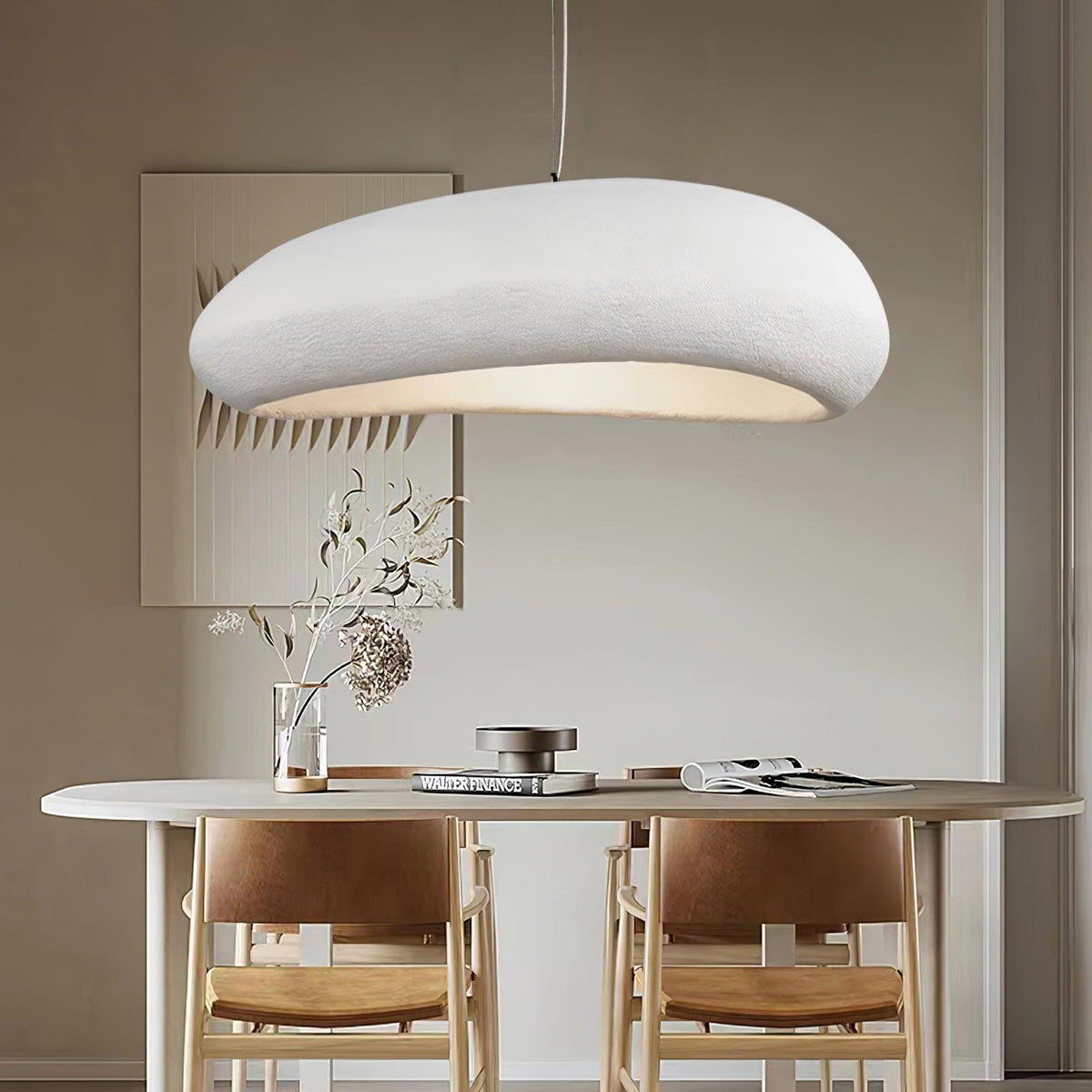 Mino Premium Nordic Art Cloud Plastic Pendant Light