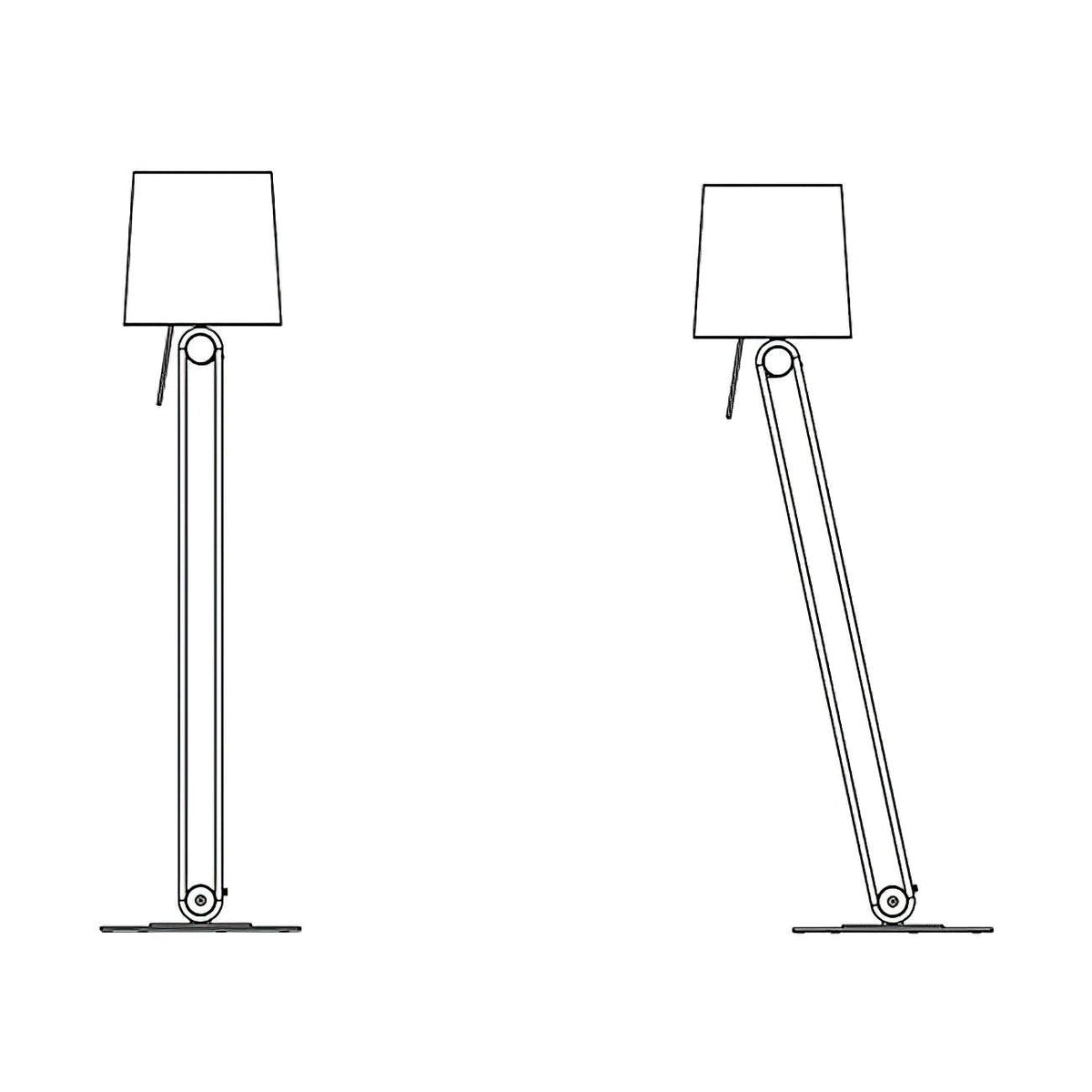 Zarina Minimalist Fabric Floor Lamp