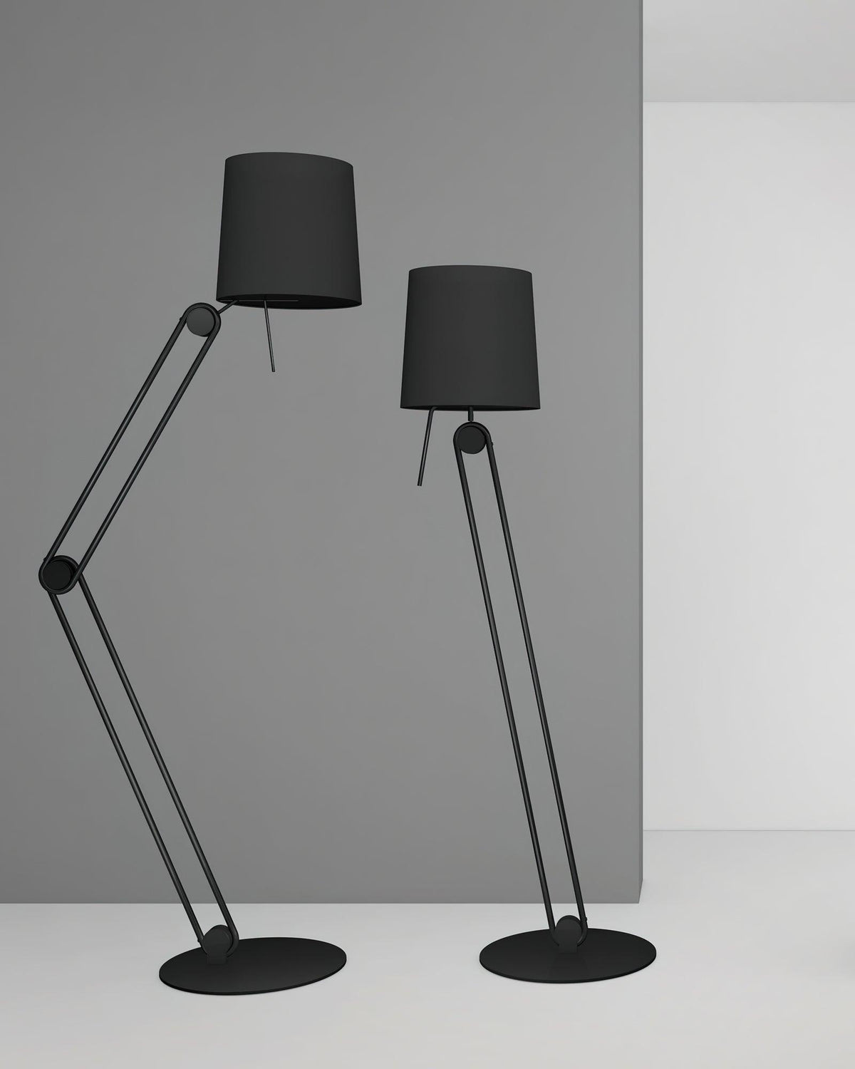 Zarina Minimalist Fabric Floor Lamp