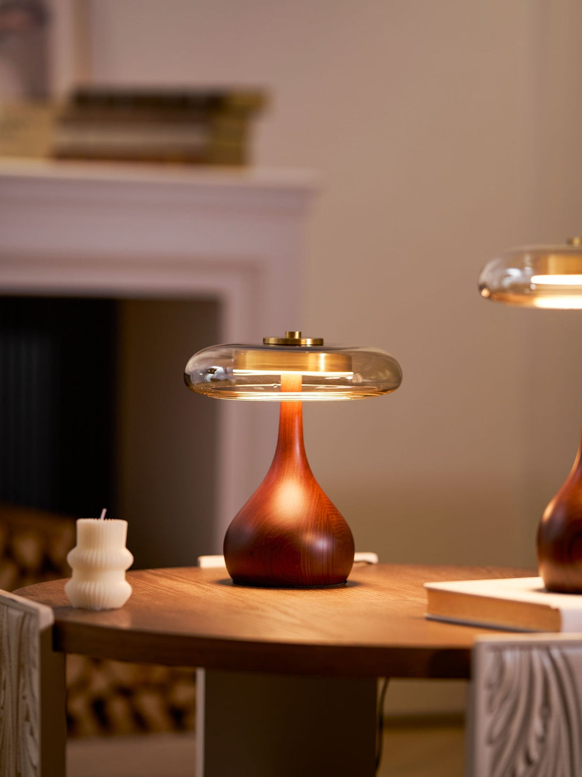 Dahya Wood Table Lamp