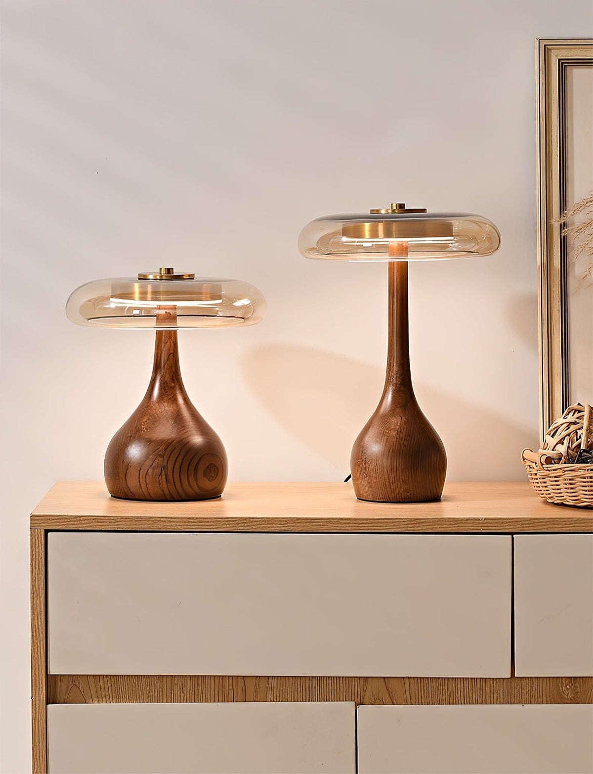 Dahya Wood Table Lamp