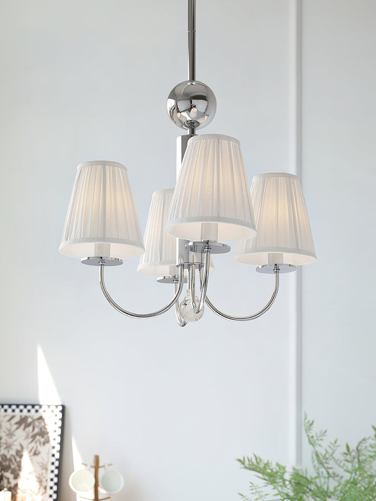 Glimmer Simplicity Chrome Chandelier
