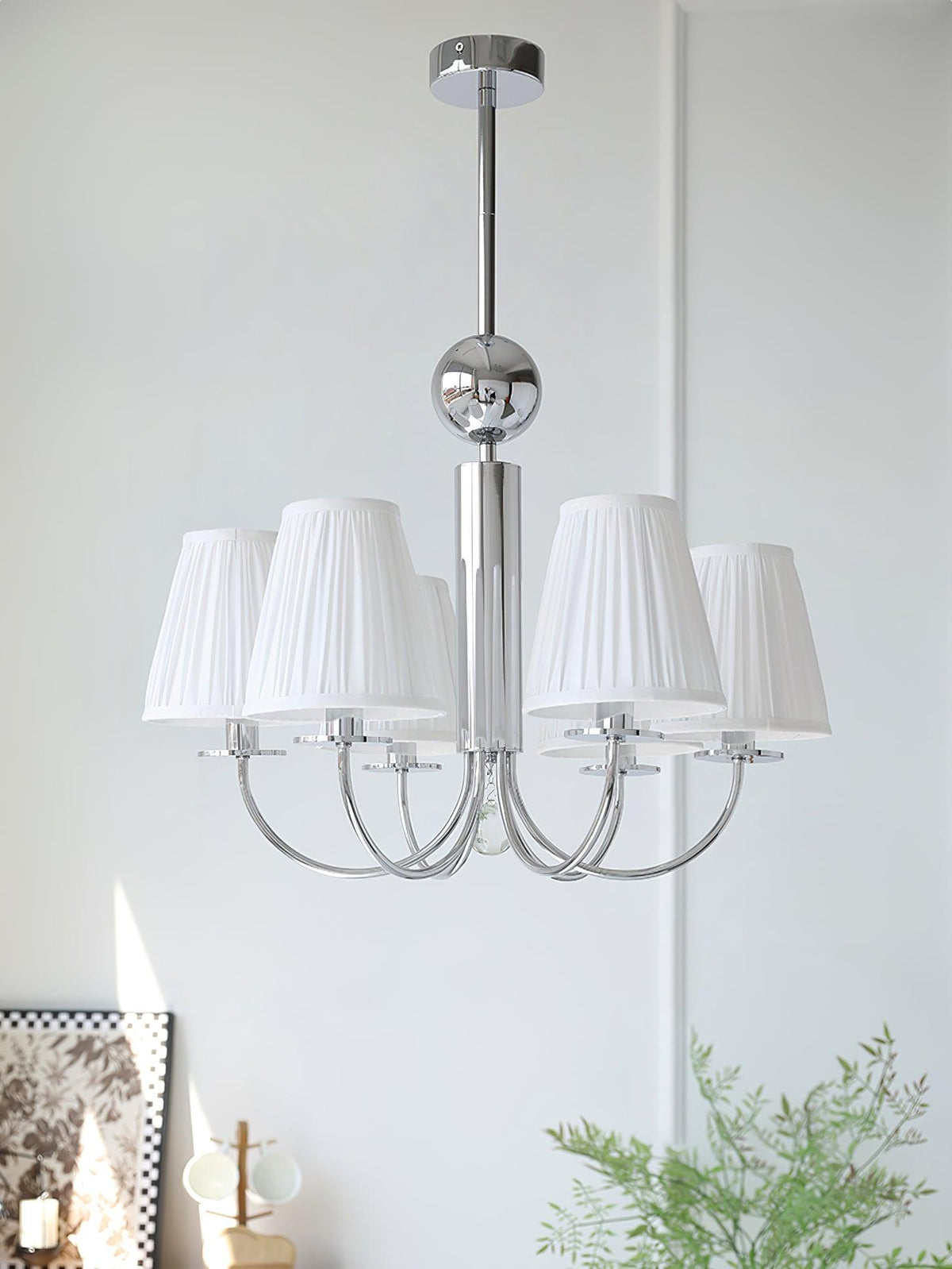 Glimmer Simplicity Chrome Chandelier