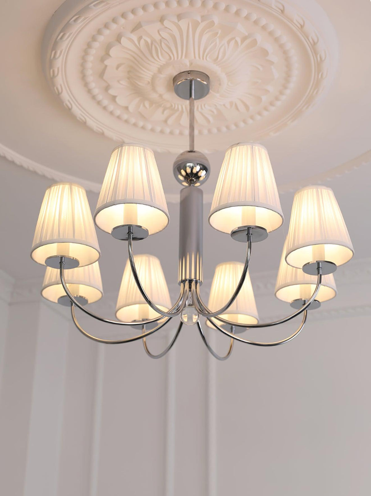 Glimmer Simplicity Chrome Chandelier