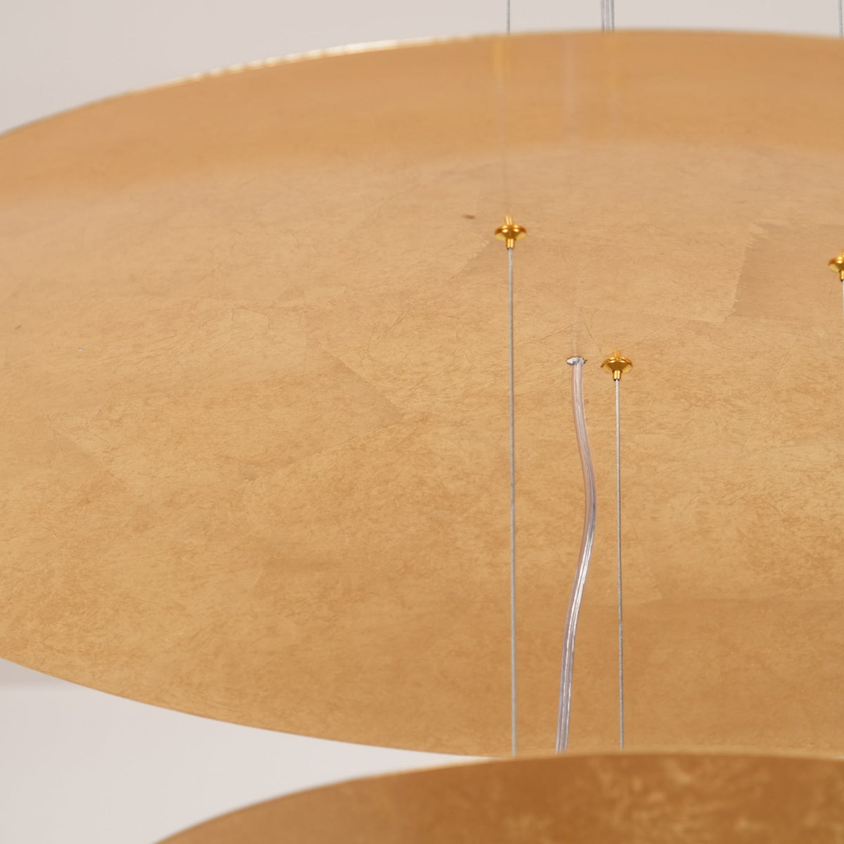 Phelion Layered Gold Foil Pendant Light