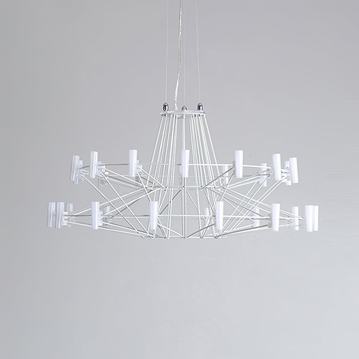 Orinenine Chandelier Sky Ballet Stainless Steel Acrylic Modern