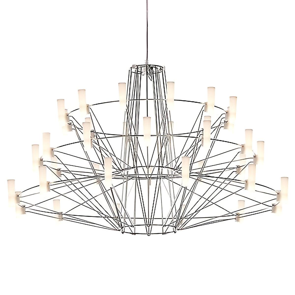 Orinenine Chandelier Sky Ballet Stainless Steel Acrylic Modern