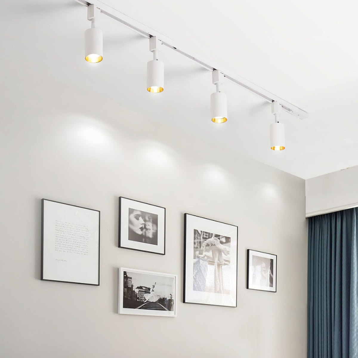 Ophelia Ceiling Lamp Sleek Cylinder Track with Minimalist