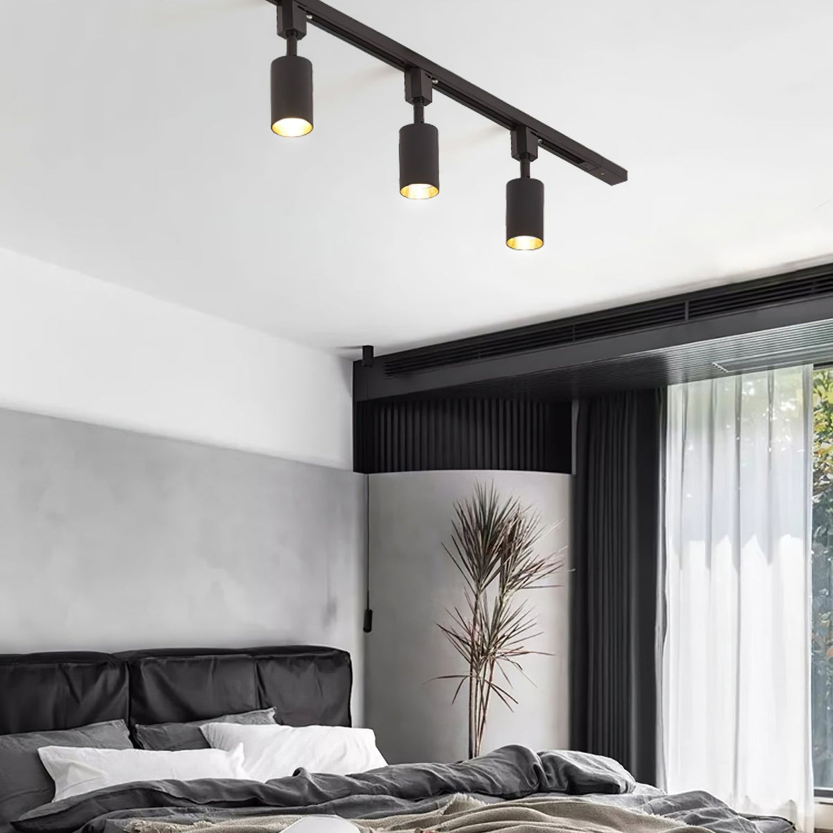 Ophelia Ceiling Lamp Sleek Cylinder Track with Minimalist