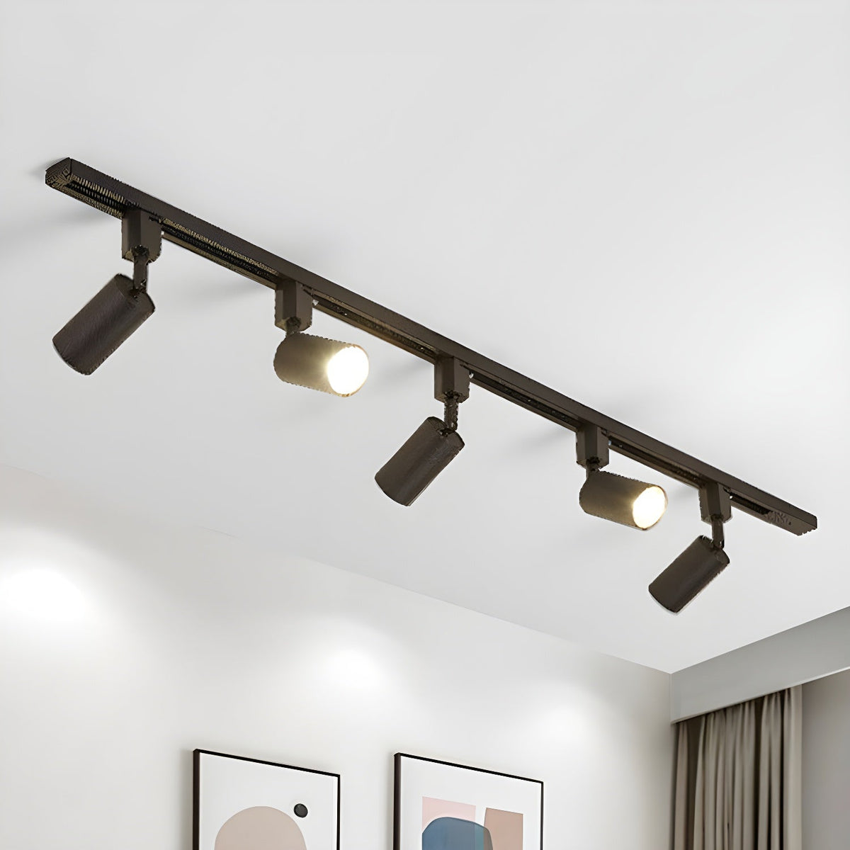 Ophelia Ceiling Lamp Sleek Cylinder Track with Minimalist