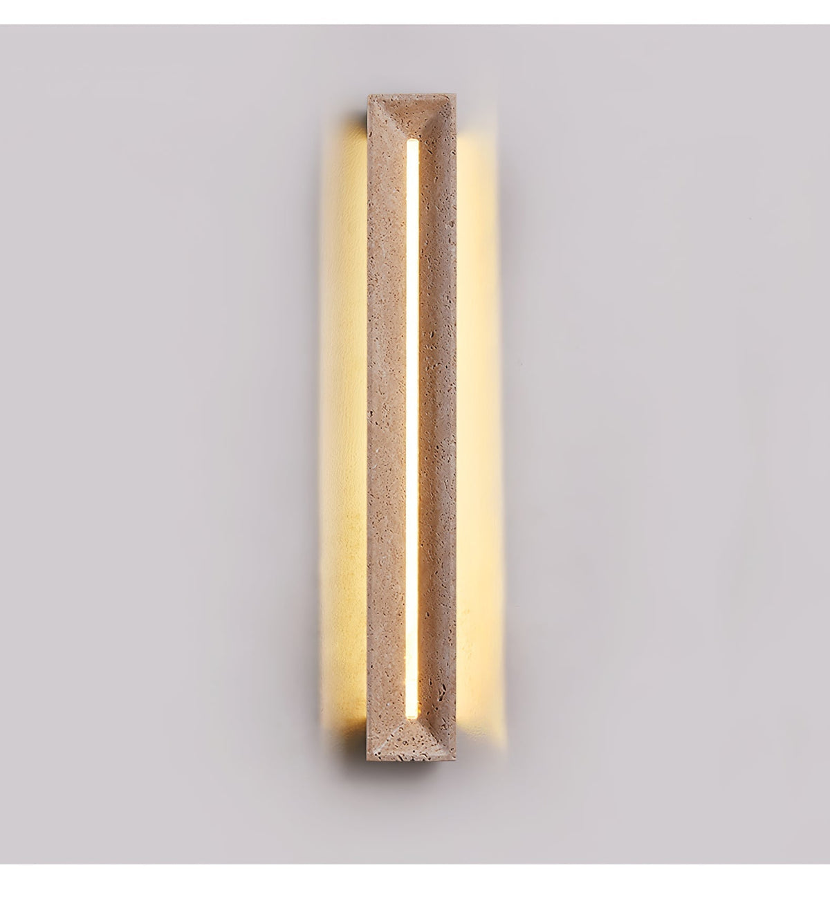 Dfi Minimalist Travertine Wall Light