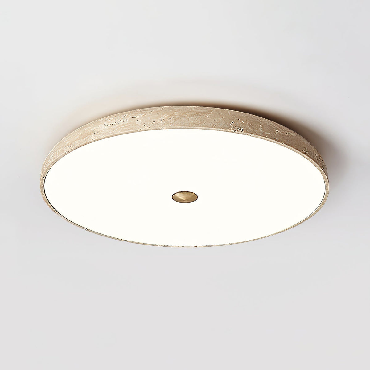 Orzoror Minimalist Travertine Ceiling Light