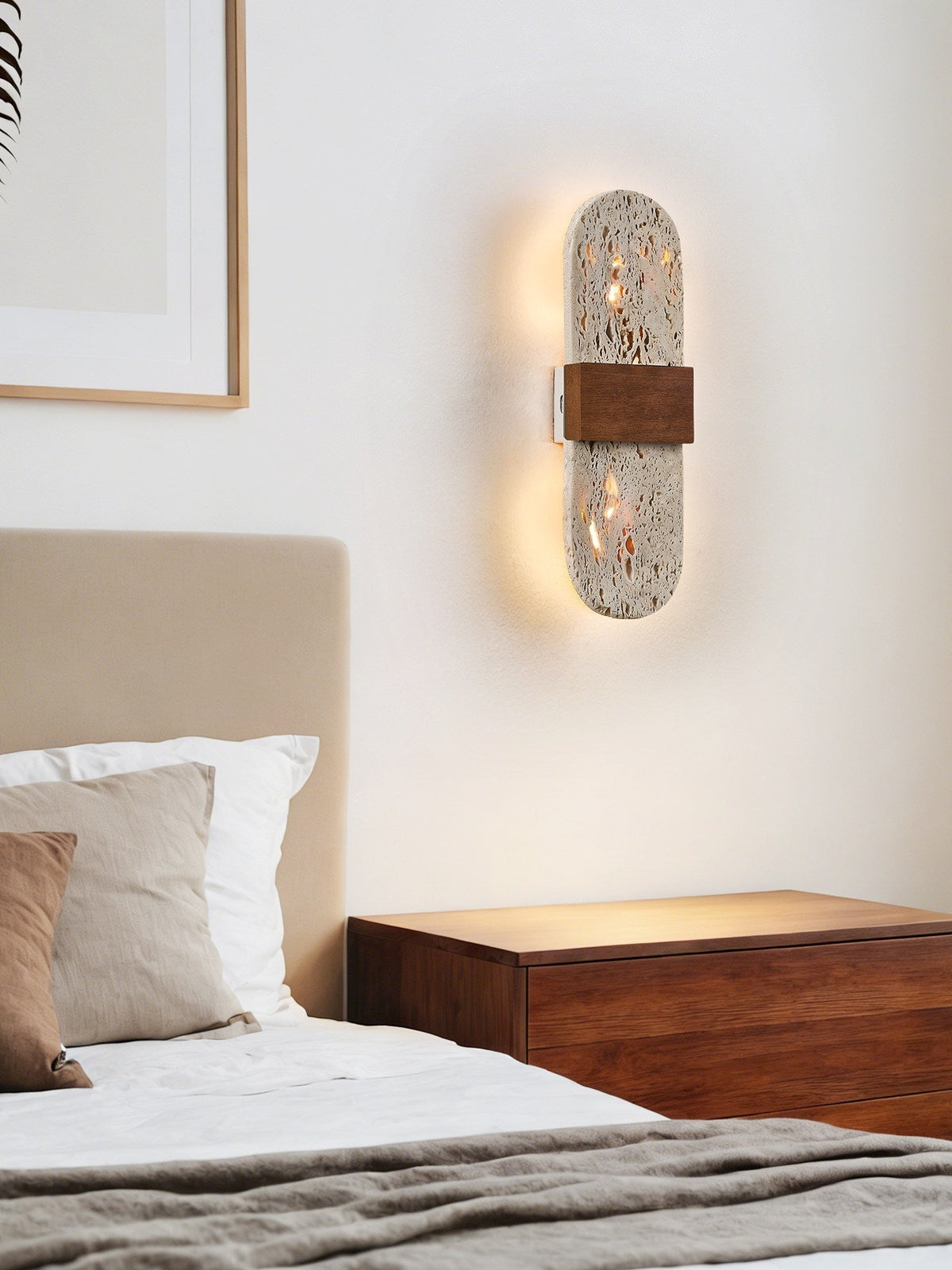 Seroelle Travertine Wall Light