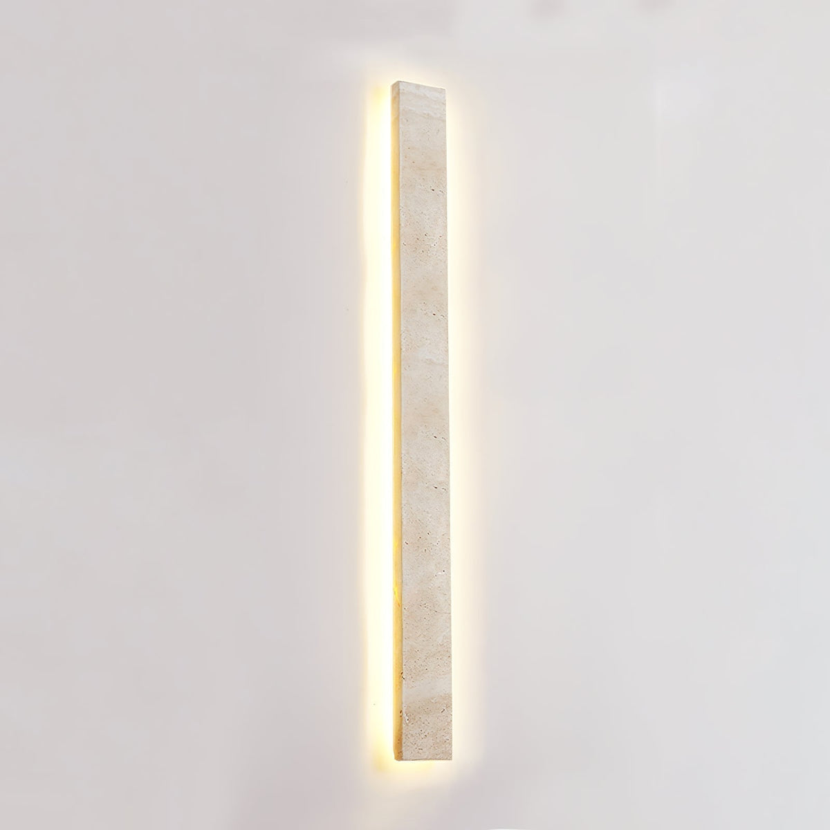 Tavoelia Slim Rectangle Travertine Linear Wall Light