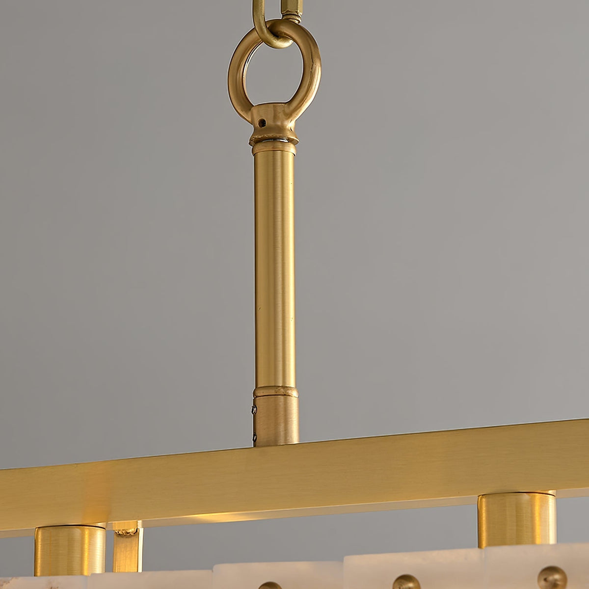 Nivivenne Rectangular Alabaster Pendant Light