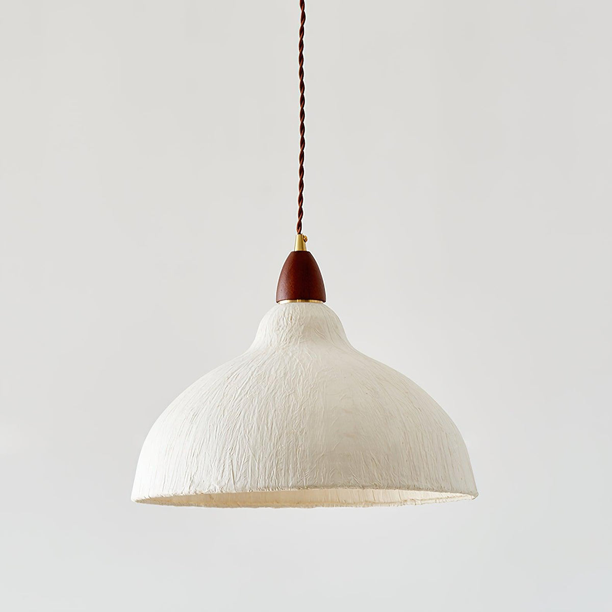 Locan Paper & Wood Pendant Lamp
