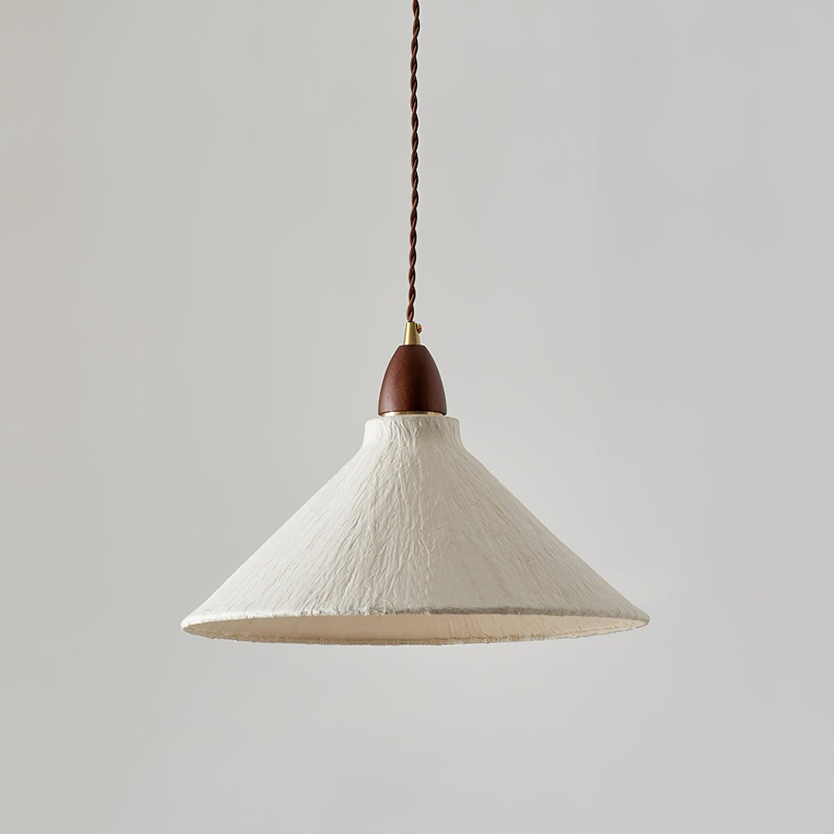 Locan Paper & Wood Pendant Lamp