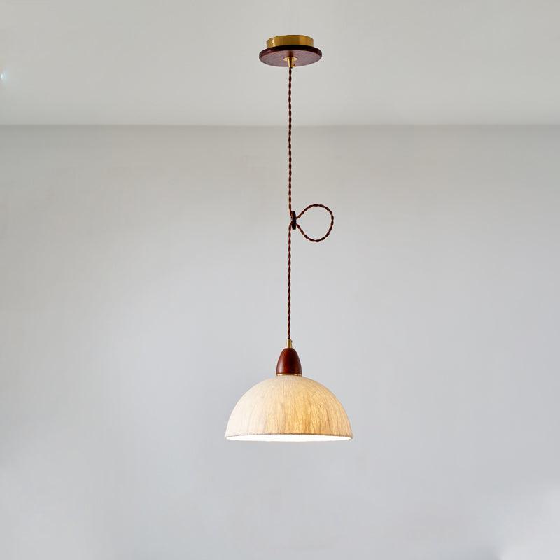 Locan Paper & Wood Pendant Lamp