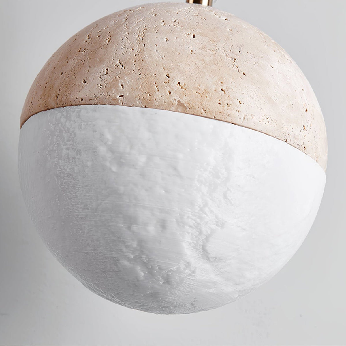 Soren Minimalist Travertine Pendant Light