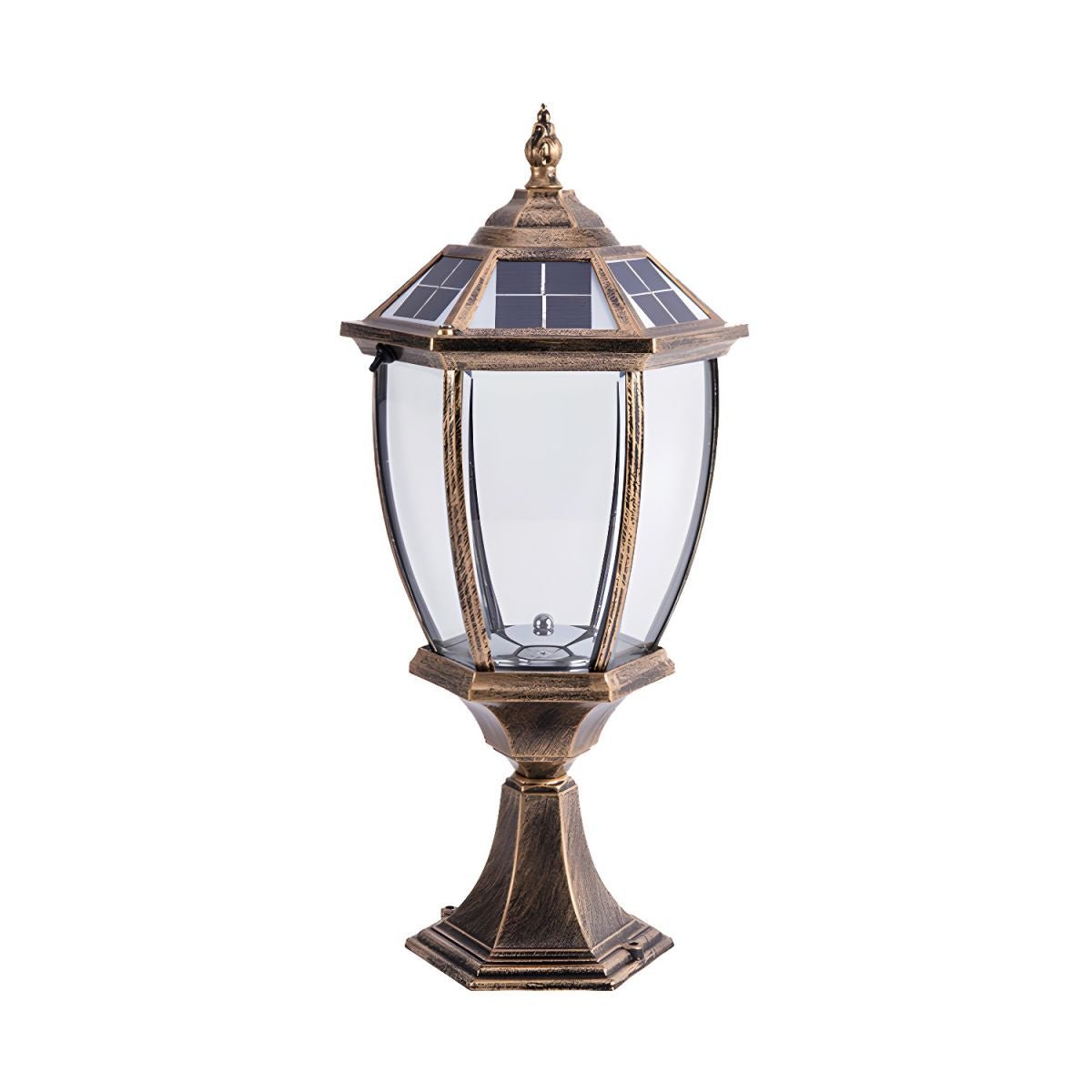 Cezoria Unique Solar Glass Lantern Outdoor Lamp