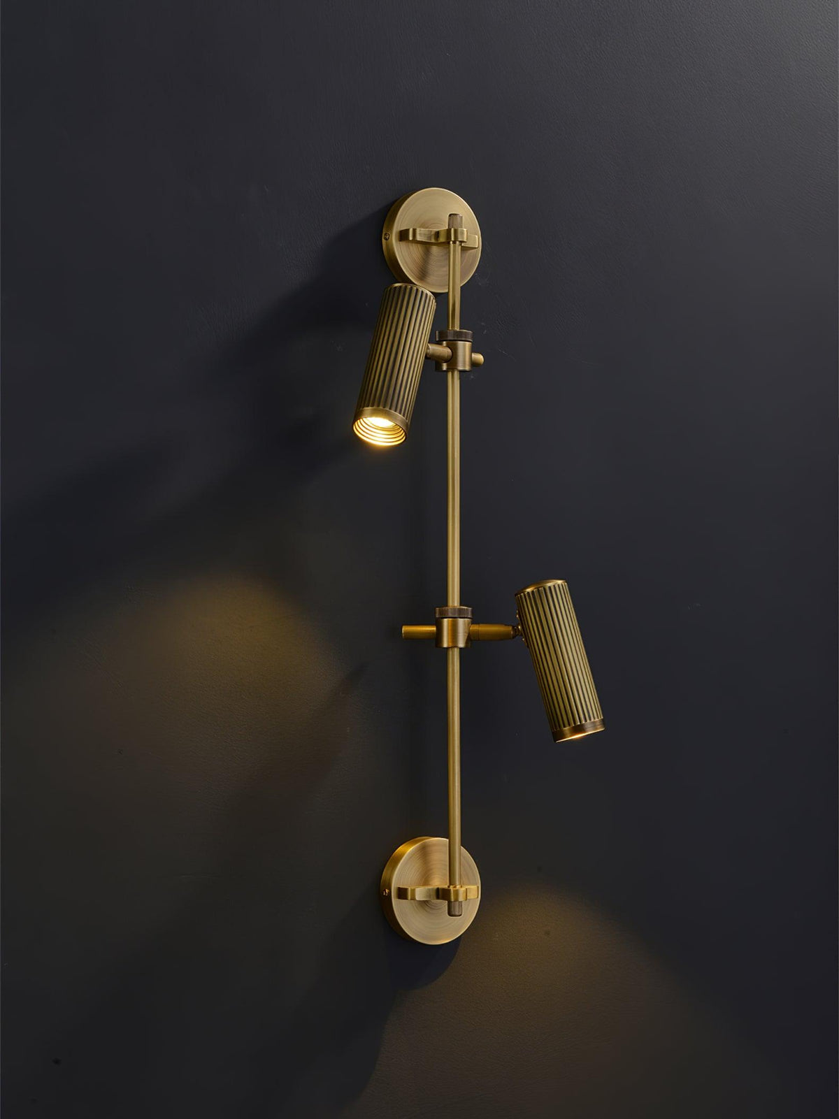 Kirixel Brass Industrial Wall Lamp