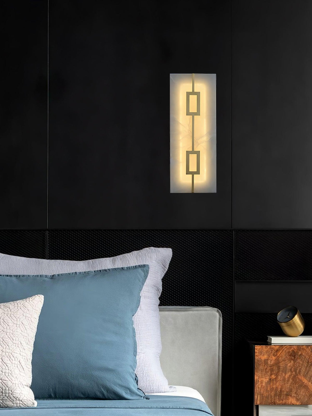Alvelor Geometric Alabaster Wall Light