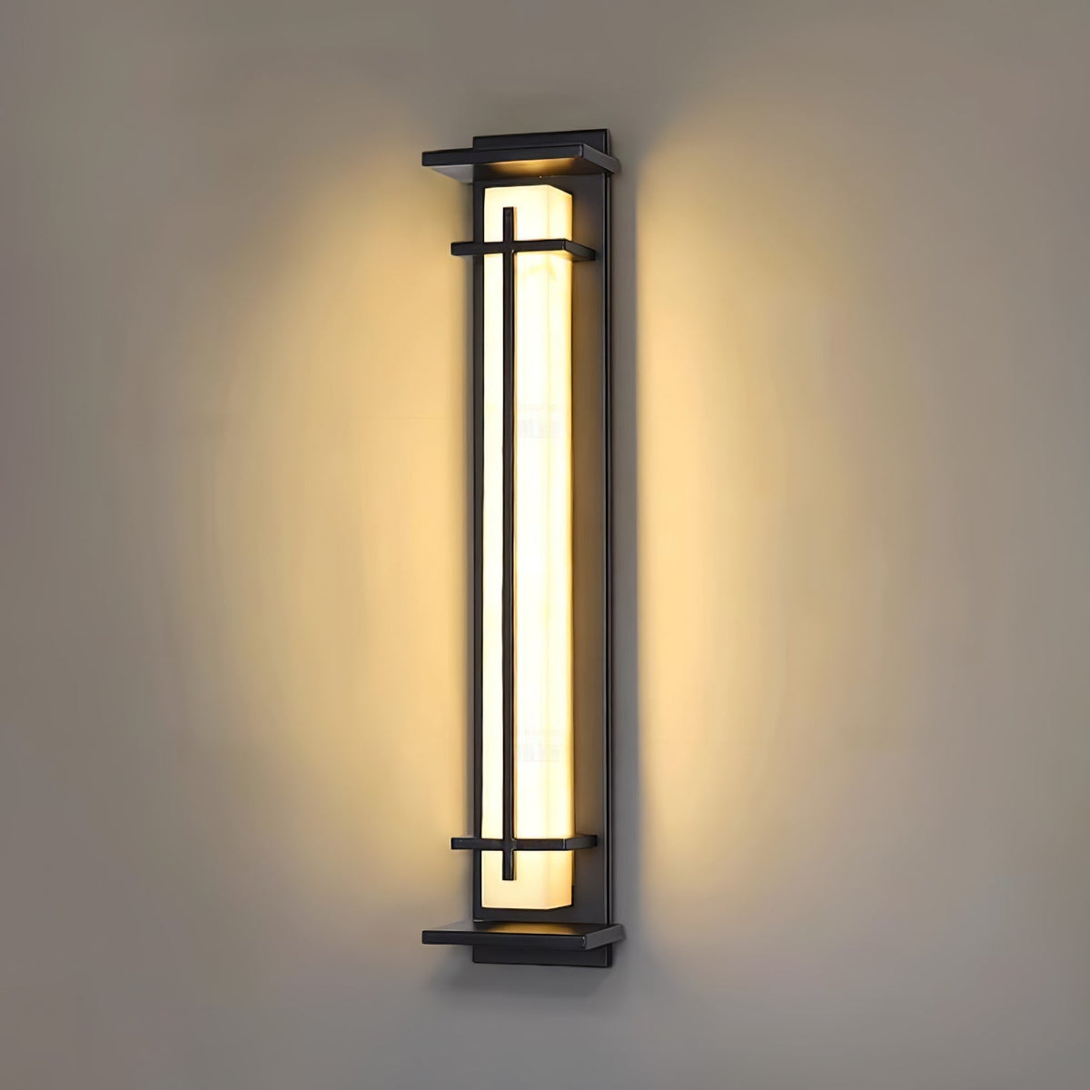 Marcell Alabaster Square Wall Light