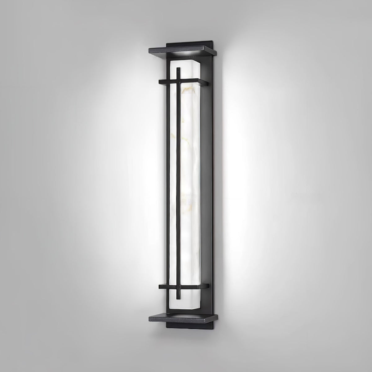 Marcell Alabaster Square Wall Light