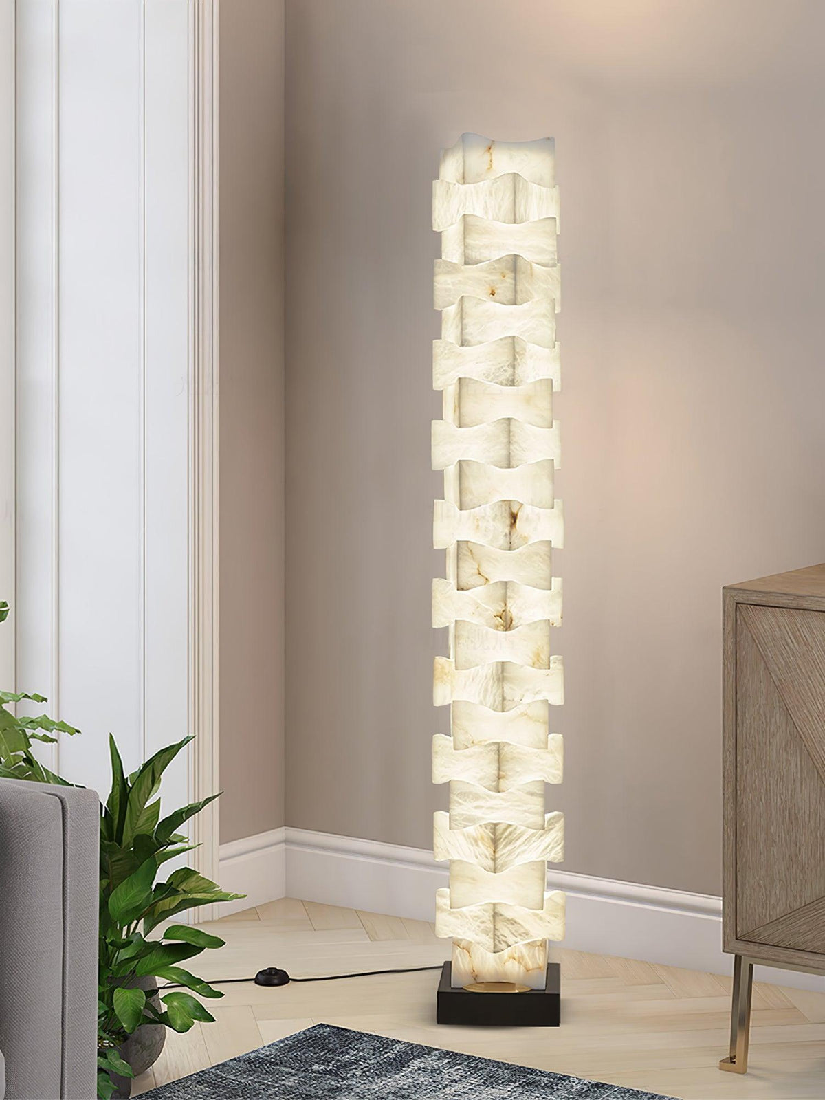 Sostix Alabaster Floor Lamp