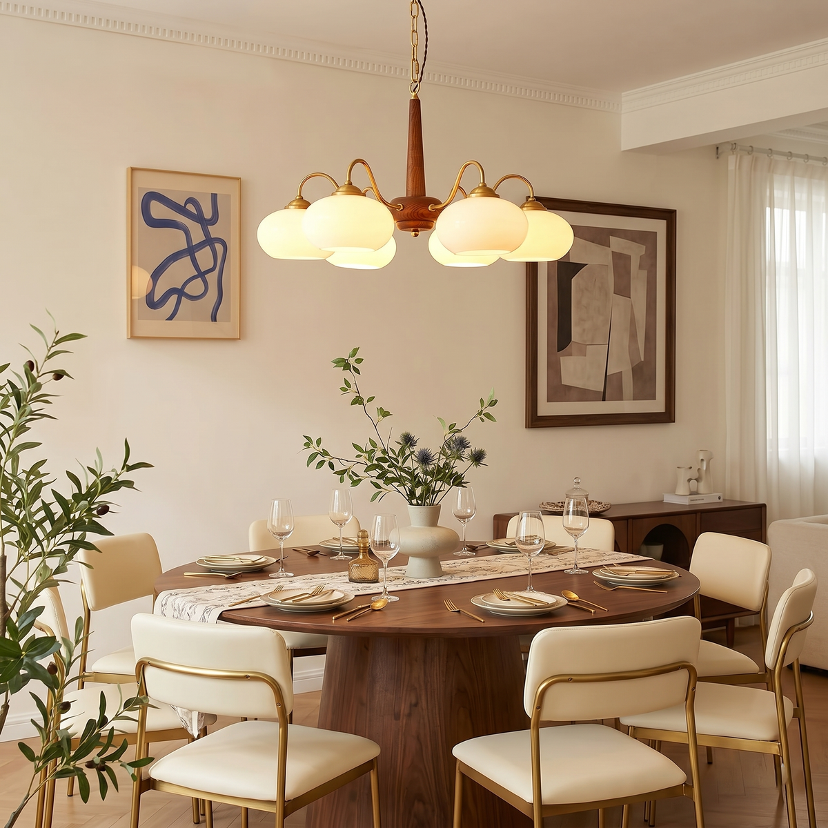Waian Persimmon Chandelier