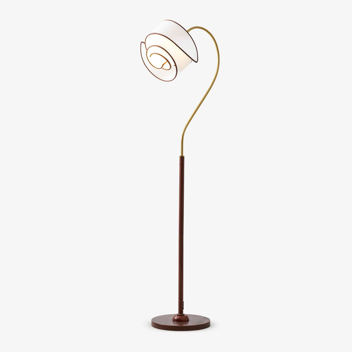 Hasol Curved Neck Floor Lamp