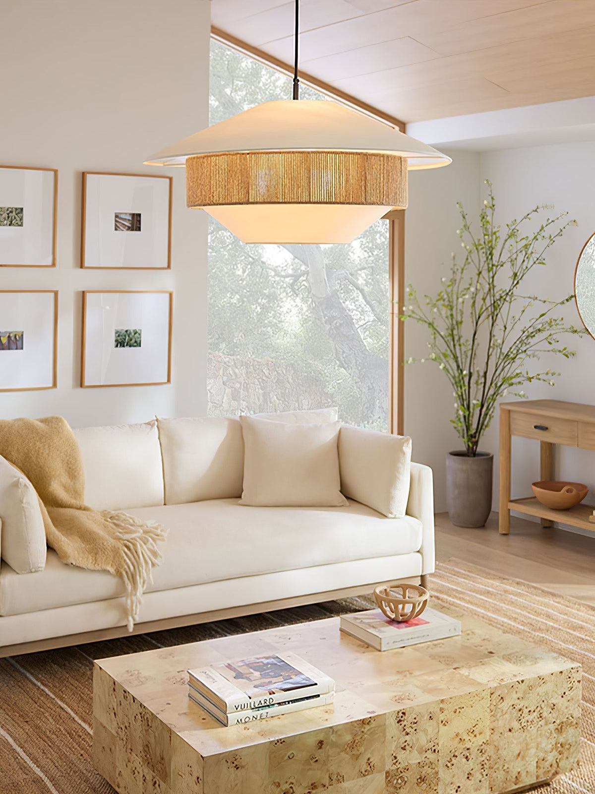 Athrel Modern Fabric Pendant Lamp