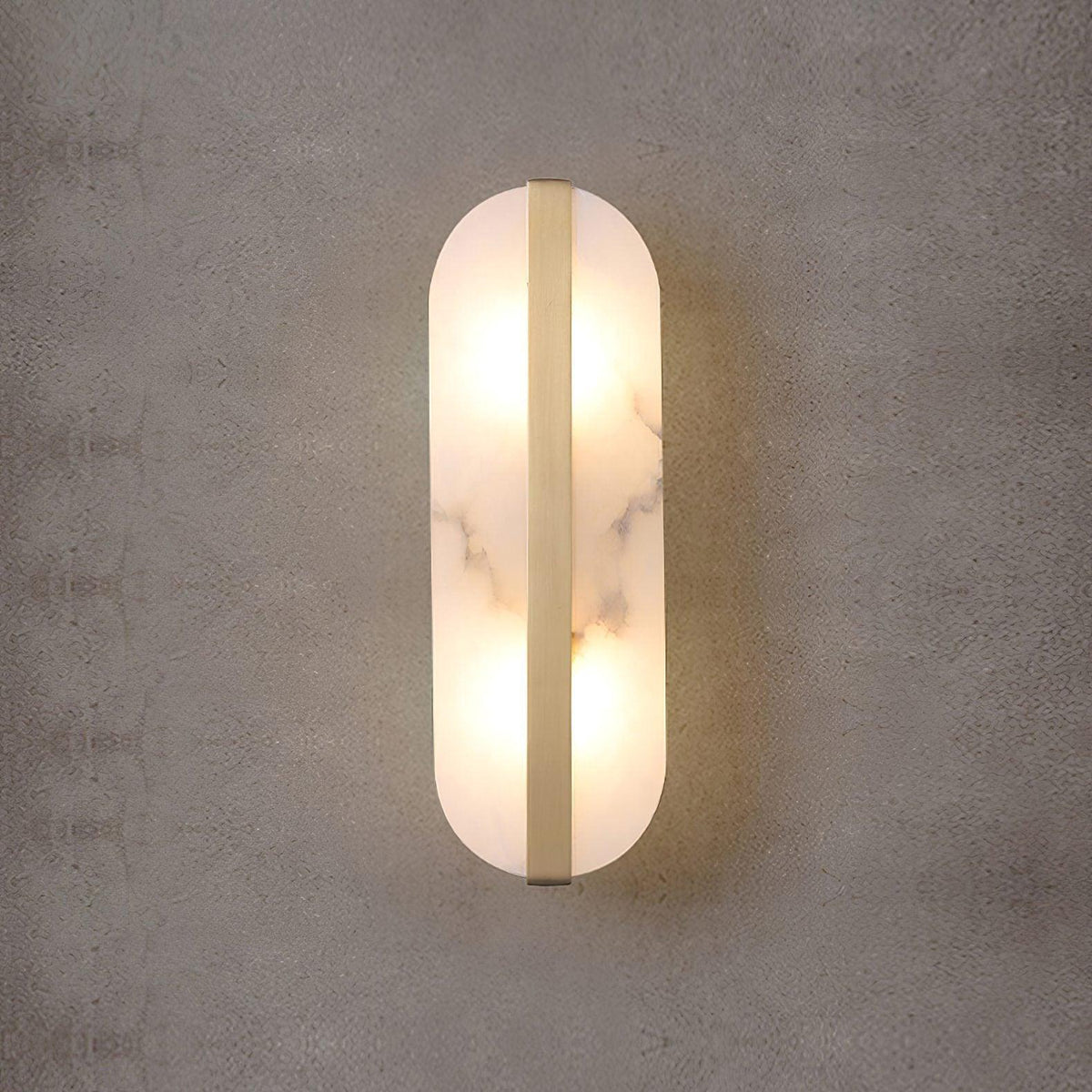 Hekel Long Ellipse Alabaster Indoor Wall Light