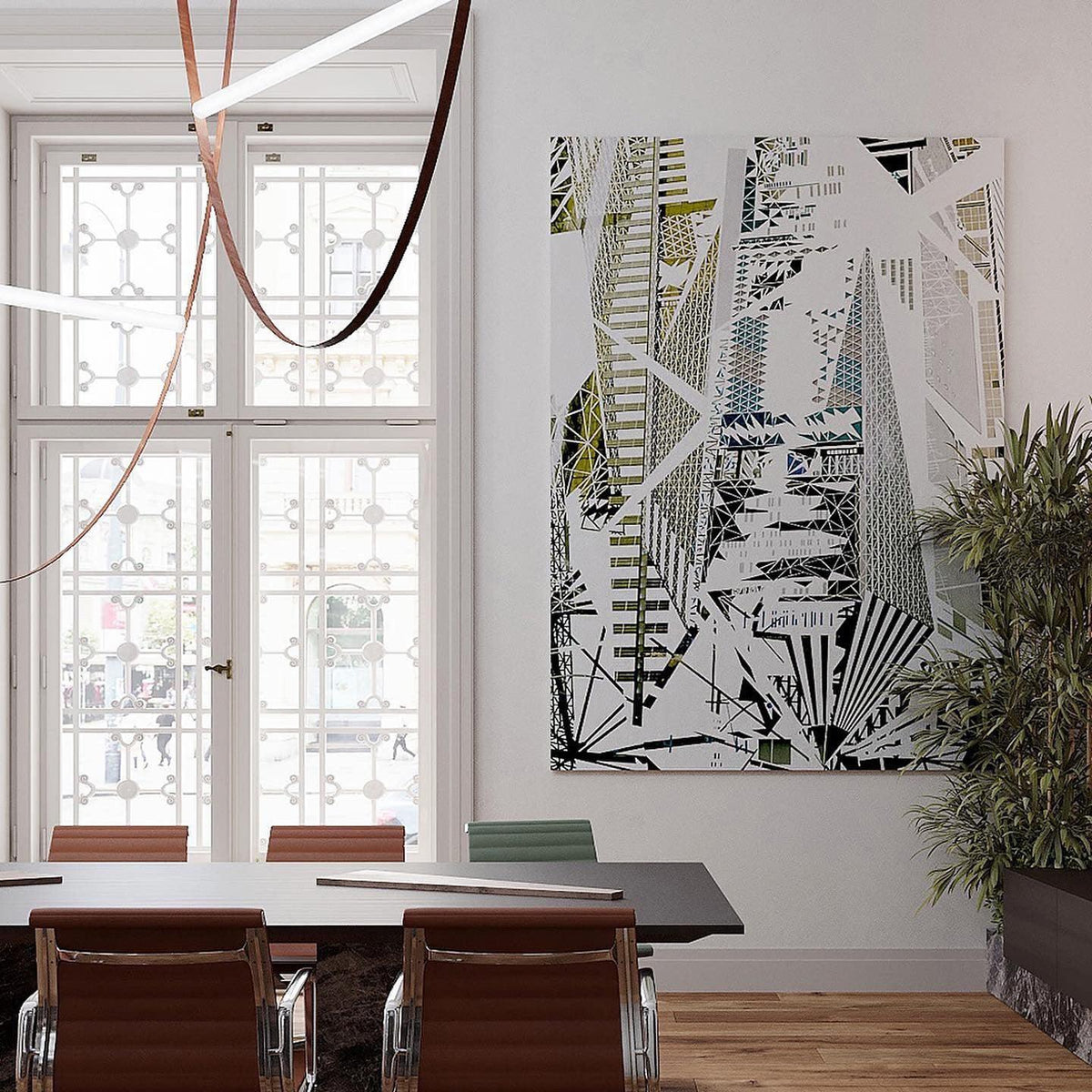 Romilly Pendant Lamp Tracer Belt