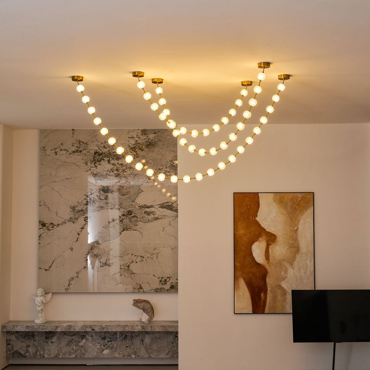 Esiena Strand Necklace Chandelier